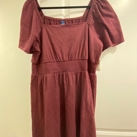 Waist-Defined Flutter-Sleeve Mini Dress - Picture 3 of 4